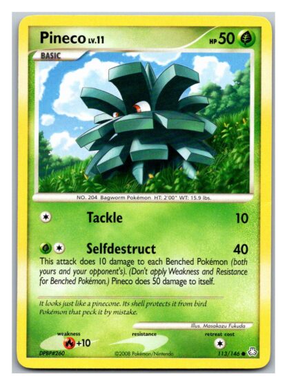 Pineco 113/146 Legends Awakened (Common) (P Condition)