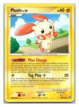 Plusle 36/132 Secret Wonders (Rare) (LP Condition)
