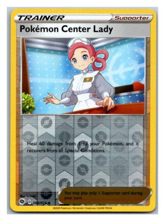 Pokemon Center Lady 60/73 Champion's Path (Reverse Holo) (Exc Condition)