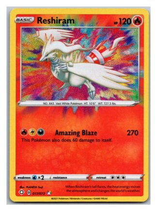 Reshiram 17/72 Shining Fates (Amazing Rare Holo) (NM-Exc Condition)