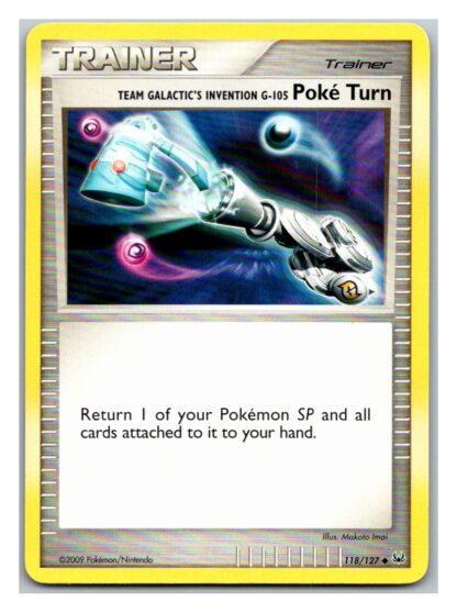 Team Galactic's Invention G-105 Poke Turn 118/127 Platinum (Uncommon) (LP Condition)
