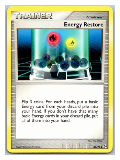 Energy Restore 86/99 Arceus (Uncommon) (LP Condition)