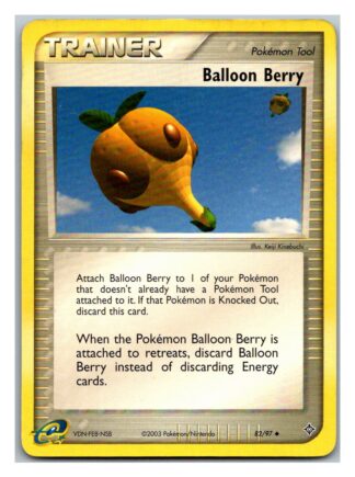 Balloon Berry 82/97 EX Dragon (Uncommon) (LP Cond)