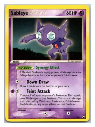 Sableye 22/108 Power Keepers (Rare) (LP Condition)