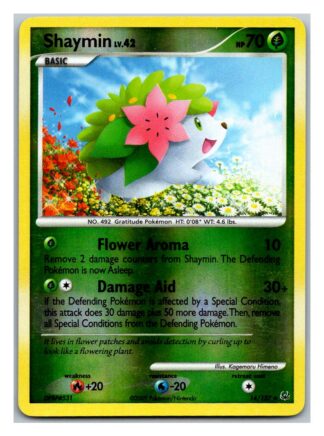 Shaymin 14/127 Platinum (Reverse Holo) (LP Condition)