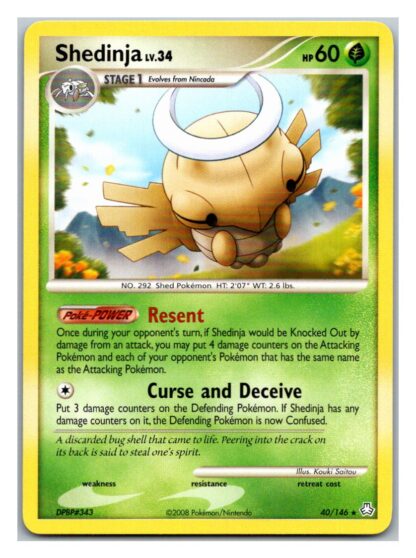 Shedinja 40/146 Legends Awakened (Rare) (LP Condition)