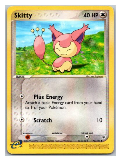 Skitty 70/109 EX Ruby & Sapphire (Common) (Played Cond)
