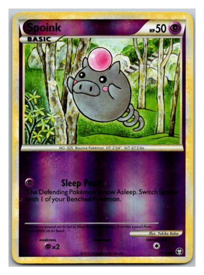 Spoink 77/102 Triumphant (Reverse Holo) (LP Condition)
