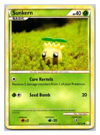 Sunkern 85/123 HeartGold SoulSilver (Common) (LP Condition)