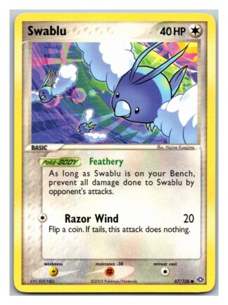 Swablu 67/106 EX Emerald (Common) (LP Condition)