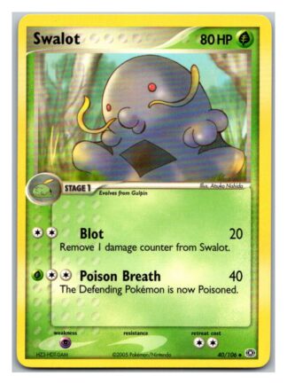 Swalot 40/106 EX Emerald (Uncommon) (LP Condition)