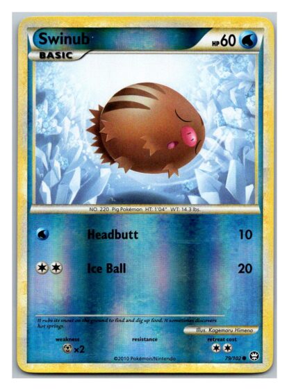 Swinub 79/102 Triumphant (Reverse Holo) (LP Condition)
