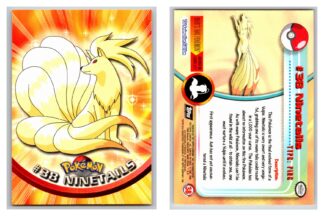 Ninetales #38 TOPPS Black Logo (Excellent Condition)