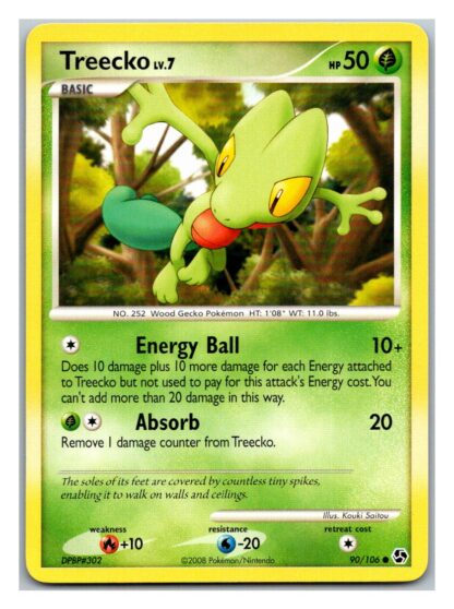 Treecko 90/106 Great Encounters (Common) (LP Condition)