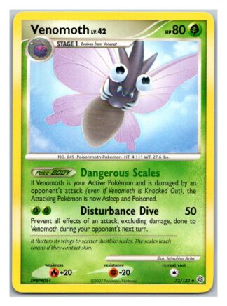 Venomoth 73/132 Secret Wonders (Uncommon) (Exc Condition)