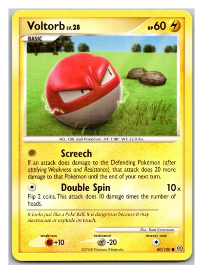 Voltorb 80/100 Stormfront (Common) (P Condition)