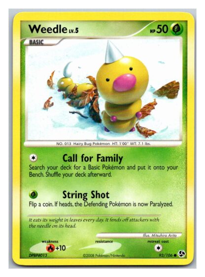 Weedle 93/106 Great Encounters (Common) (P Condition)