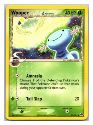Wooper 71/101 Dragon Frontiers (Common) (Exc Condition)