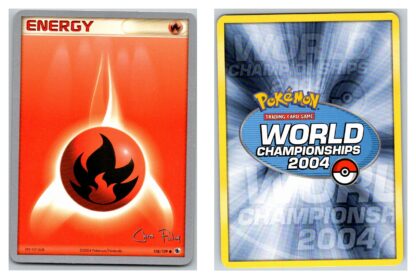 Fire Energy 108/109 EX Ruby & Sapphire World Championship 2004 (Exc Condition)