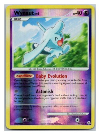 Wynaut 42/130 Diamond & Pearl (Reverse Holo) (LP Condition)