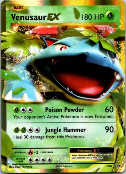 Venusaur EX 1/108 Evolutions (Ultra Rare) (Exc Condition)