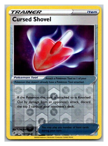 Cursed Shovel 157/192 Rebel Clash (Reverse Holo) (Exc Condition)