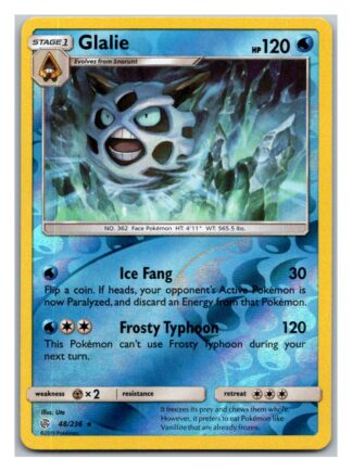 Glalie 48/236 Cosmic Eclipse (Reverse Holo) (Exc Condition)
