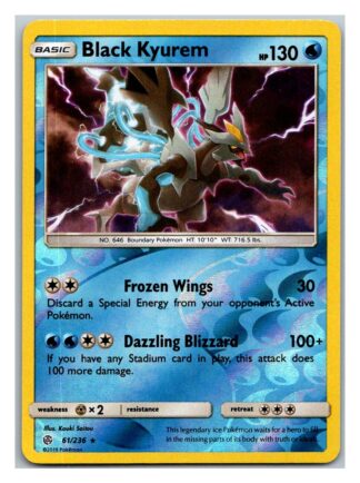 Black Kyurem 61/236 Cosmic Eclipse (Reverse Holo) (Exc Condition)