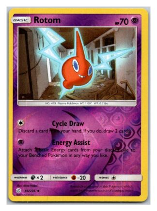 Rotom 86/236 Cosmic Eclipse (Reverse Holo) (Exc Condition)