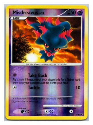 Misdreavus 83/127 Platinum (Reverse Holo) (Exc Condition)