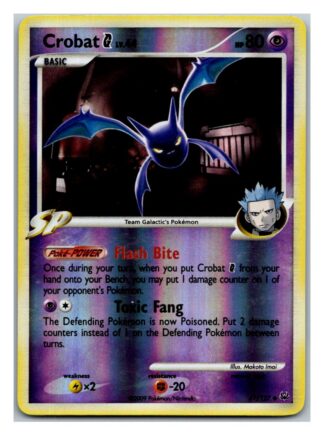 Crobat 47/127 Platinum (Reverse Holo) (LP Condition)