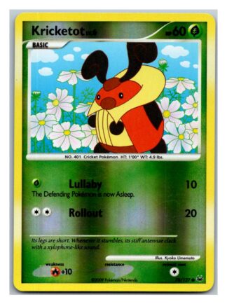 Kricketot 78/127 Platinum (Reverse Holo) (LP Condition)