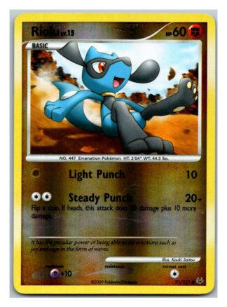 Riolu 91/127 Platinum (Reverse Holo) (P Condition)