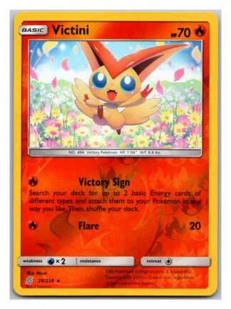 Victini 26/236 Unified Minds (Reverse Holo) (Exc Condition)