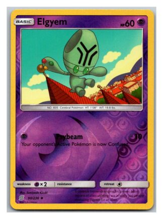 Elgyem 90/236 Unified Minds (Reverse Holo) (Exc Condition)