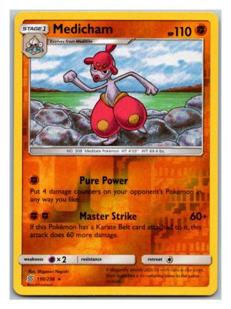 Medicham 110/236 Unified Minds (Reverse Holo) (Exc Condition)
