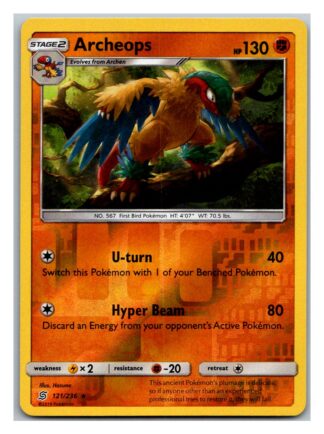 Archeops 121/236 Unified Minds (Reverse Holo) (Exc Condition)