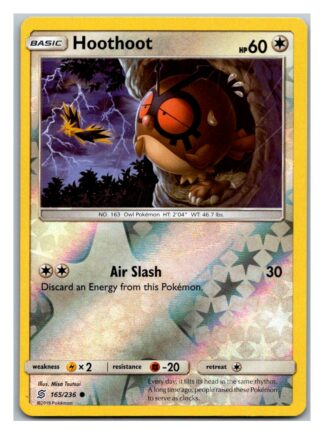 Hoothoot 165/236 Unified Minds (Reverse Holo) (Exc Condition)