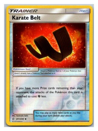 Karate Belt 201/236 Unified Minds (Reverse Holo) (Exc Condition)