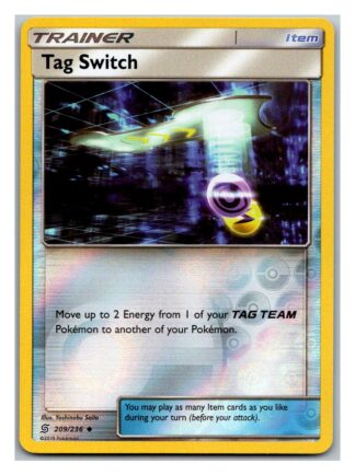 Tag Switch 209/236 Unified Minds (Reverse Holo) (Exc Condition)