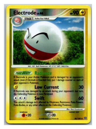 Electrode 36/100 Stormfront (Reverse Holo) (P Condition)
