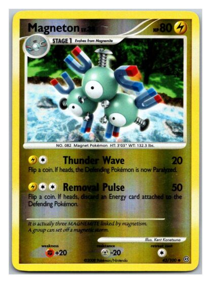 Magneton 43/100 Stormfront (Reverse Holo) (LP Condition)