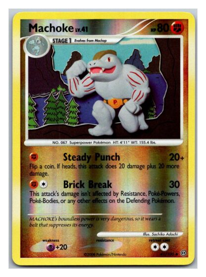 Machoke 41/100 Stormfront (Reverse Holo) (LP Condition)