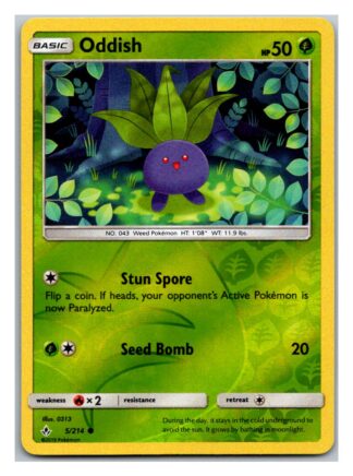 Oddish 5/214 Unbroken Bonds (Reverse Holo) (Exc Condition)