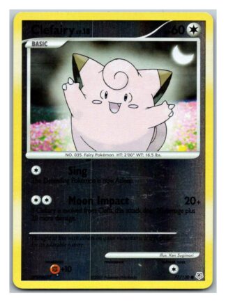 Clefairy 77/130 Diamond & Pearl (Reverse Holo) (P Condition)