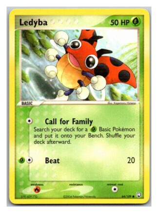 Ledyba 64/109 Team Rocket Returns (Common) (LP Condition)