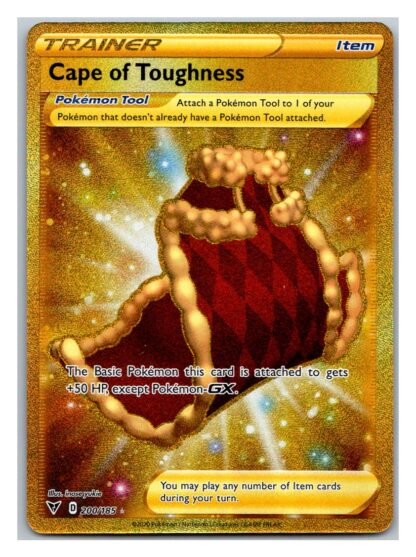 Cape of Toughness 200/185 Vivid Voltage (Ultra Rare) (NM-Exc Condition)