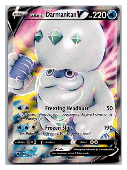 Galarian Darmanitan V 169/185 Vivid Voltage (Ultra Rare) (NM-Exc Condition)