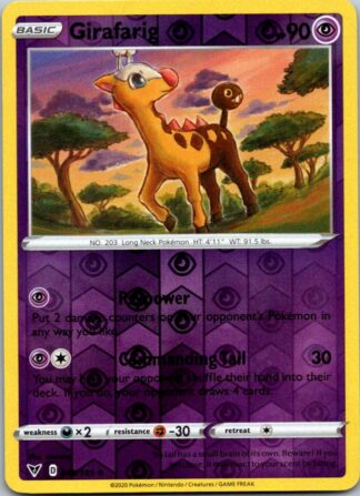 Girafarig 65/185 Vivid Voltage (Reverse Holo) (NM-Exc Condition)