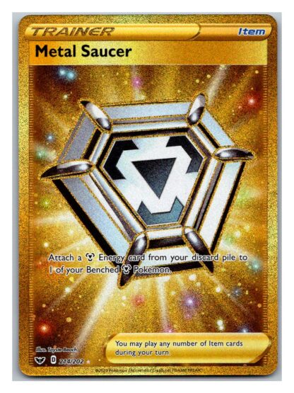 Metal Saucer 214/202 Sword and Shield (Ultra Rare) (Exc Condition)